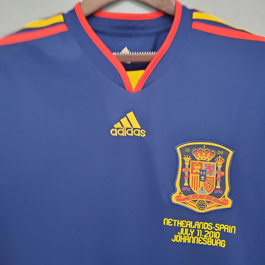 2010 Retro Spain Away Soccer Jersey