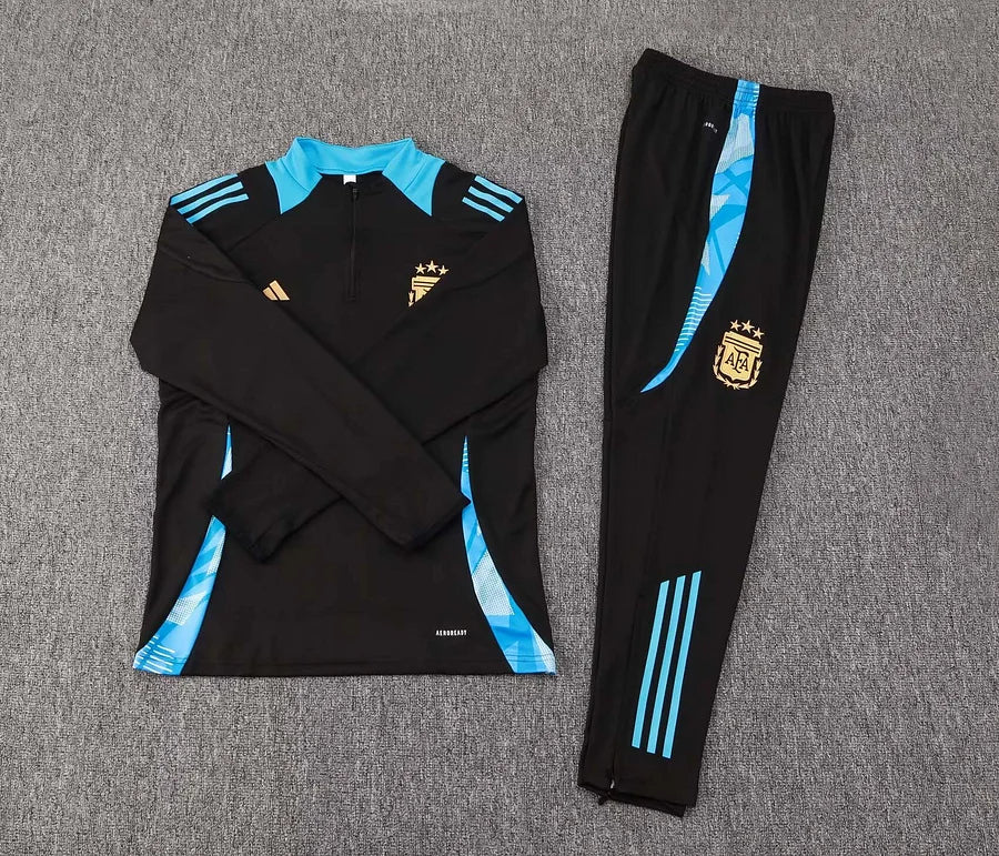 Traje de entrenamiento Argentina Half-Pull 2024 Negro