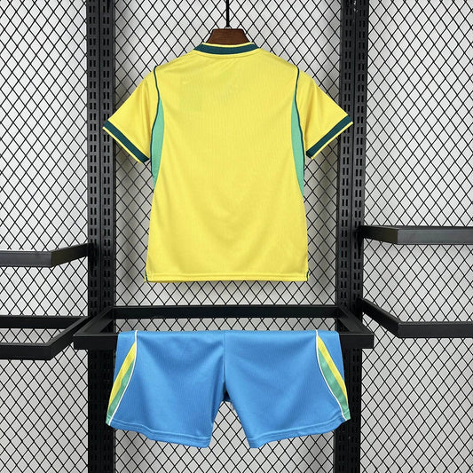 2026 Brazil Home Jersey Kids