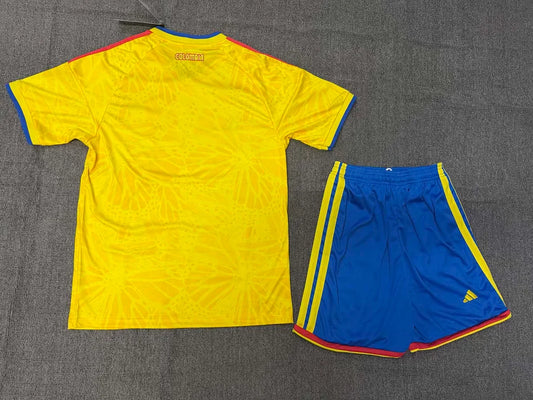 Camiseta local de Colombia 2026 para niños