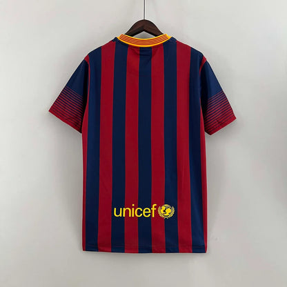 2013-2014 Retro Barcelona Home Jersey