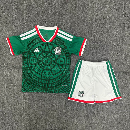 Camiseta local de la selección nacional de México 2026 para niños