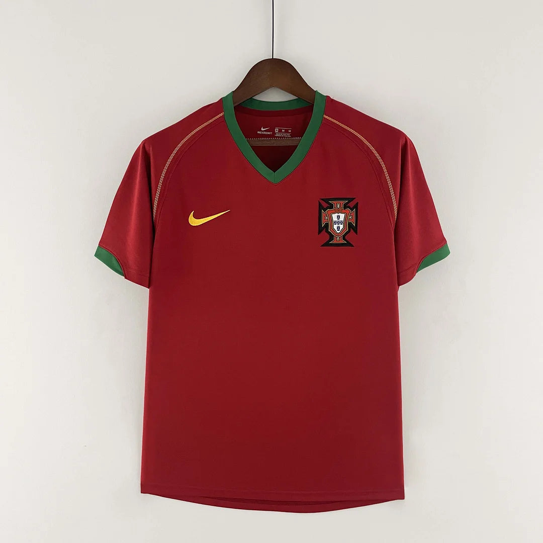 2006 Retro Portugal Home Jersey