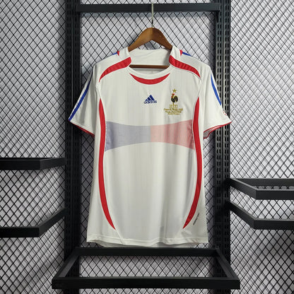2006 Retro France Away Football Jersey