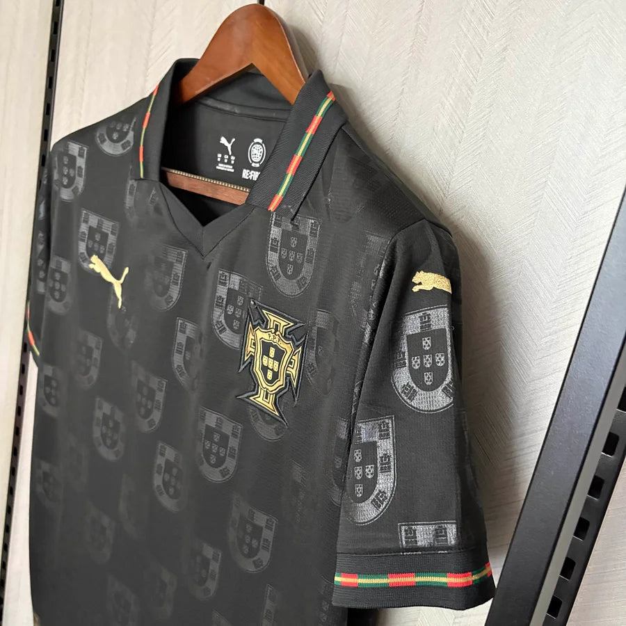 Camiseta negra edición especial de Portugal 2026