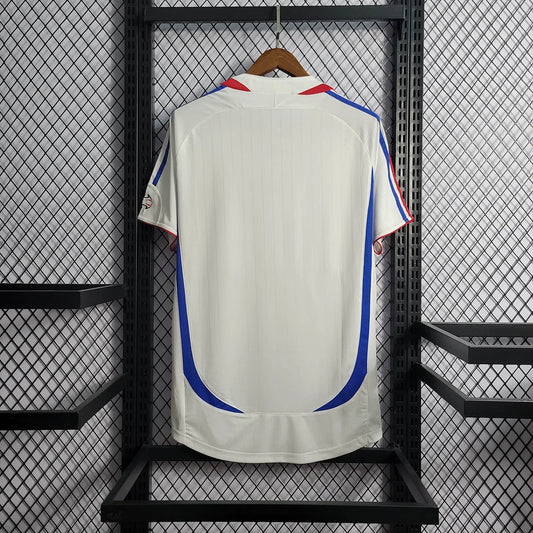 Camiseta retro de fútbol de visitante de Francia 2006