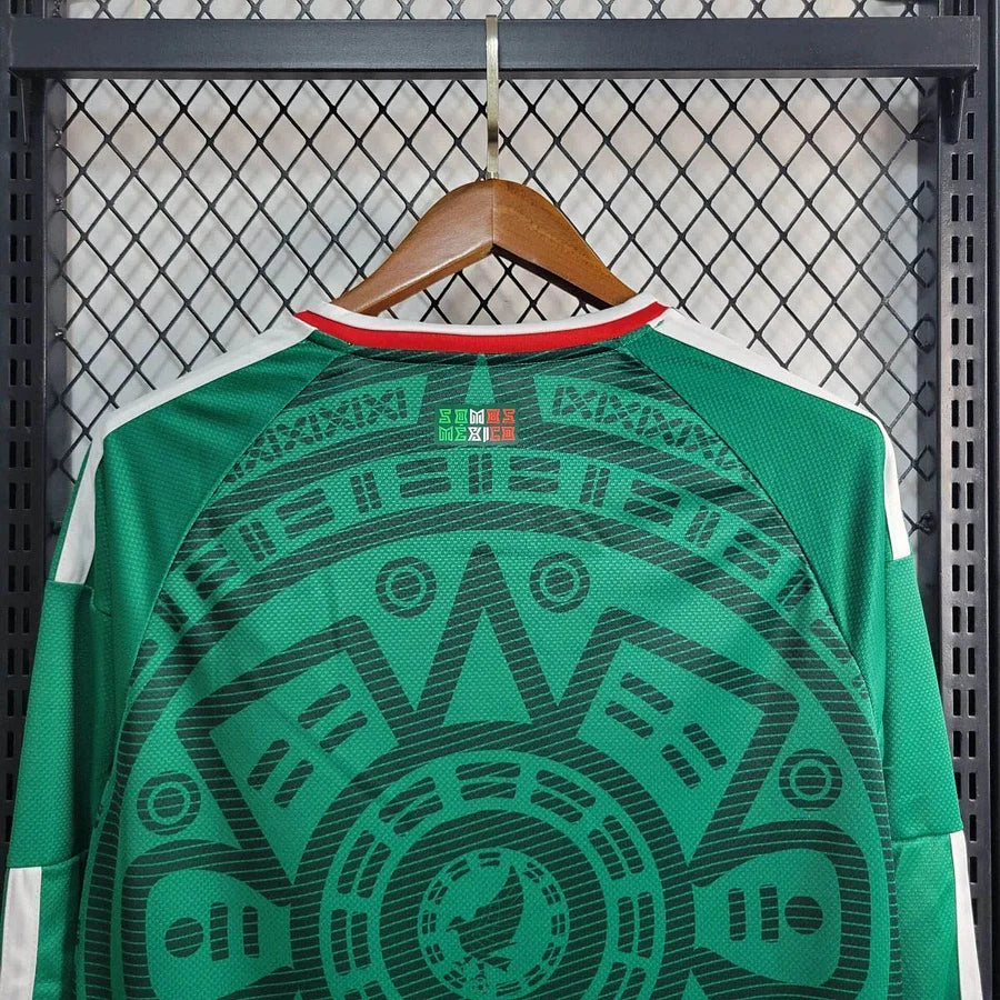 2026 Long Sleeve Mexico Home Jersey