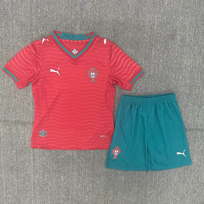 Camiseta local de Portugal 2026 para niños