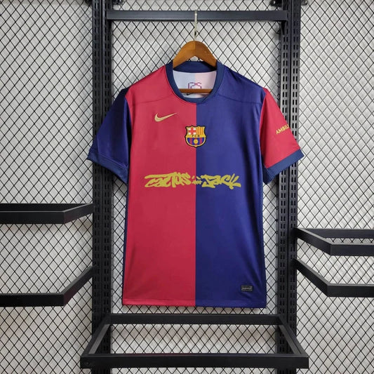 2024/2025 Barcelona Home Travis Scott Joint Edition Jersey