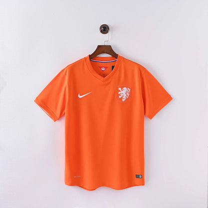 2014 Retro Netherlands National Team Home Football Jersey