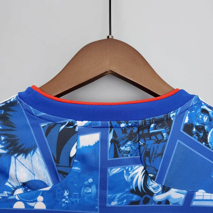 2021 Japan Blue Anime Jersey