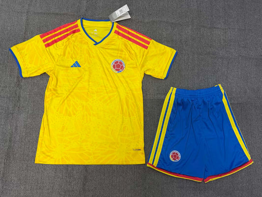 Camiseta local de Colombia 2026 para niños