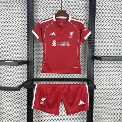 2025/2026 Liverpool Home Jersey Kids