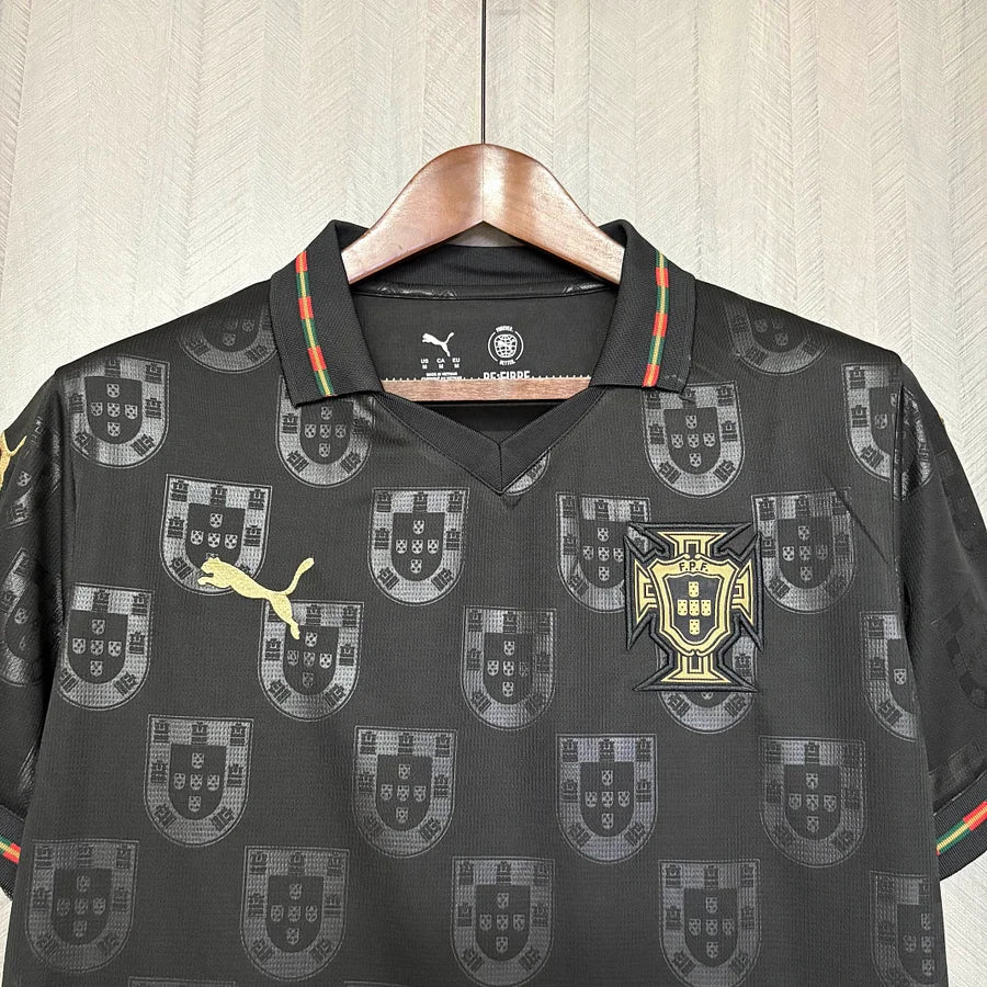 Camiseta negra edición especial de Portugal 2026