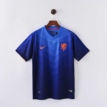 2014 Retro Netherlands National Team Away Football Jersey