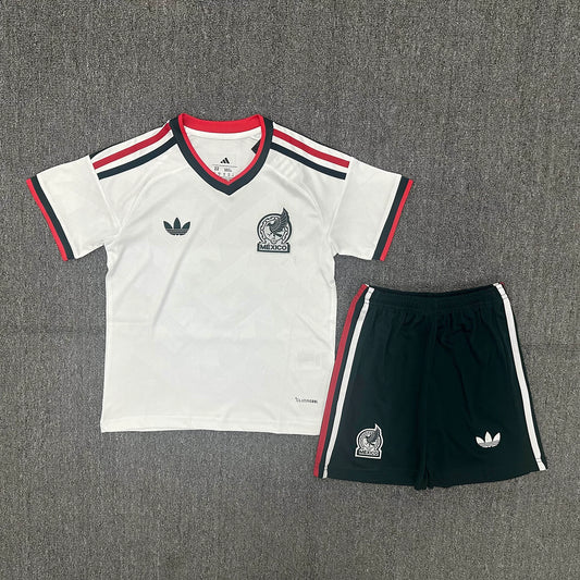 Camiseta de visitante de la selección nacional de México 2026 para niños