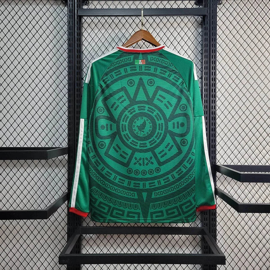 2026 Long Sleeve Mexico Home Jersey