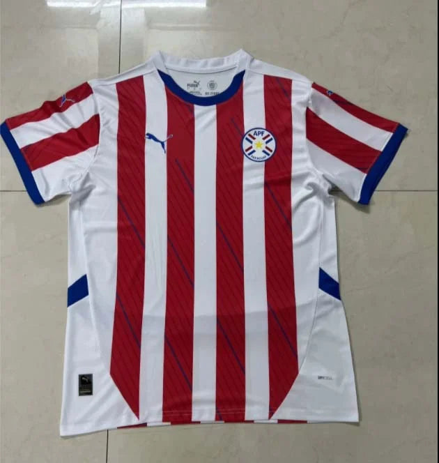 2024 Paraguay National Team Home Football Jersey