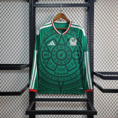 2026 Long Sleeve Mexico Home Jersey