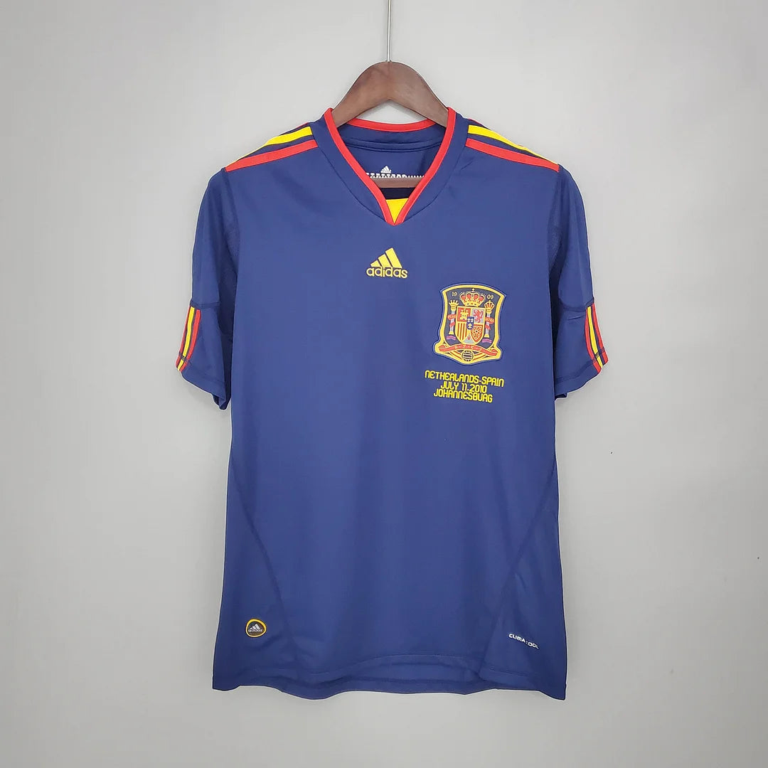 2010 Retro Spain Away Soccer Jersey
