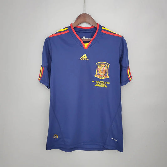 2010 Retro Spain Away Soccer Jersey