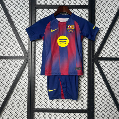 2025/2026 Barcelona Home Jersey Kids