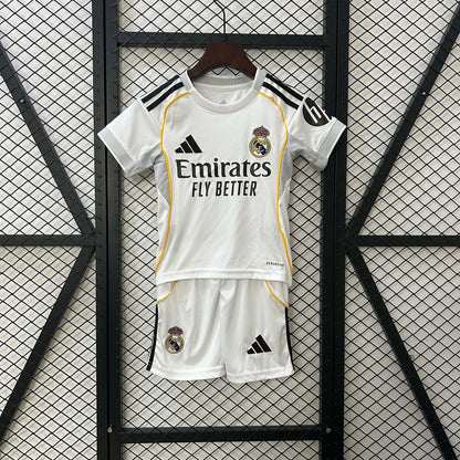 2025/2026 Real Madrid Home Jersey Kids