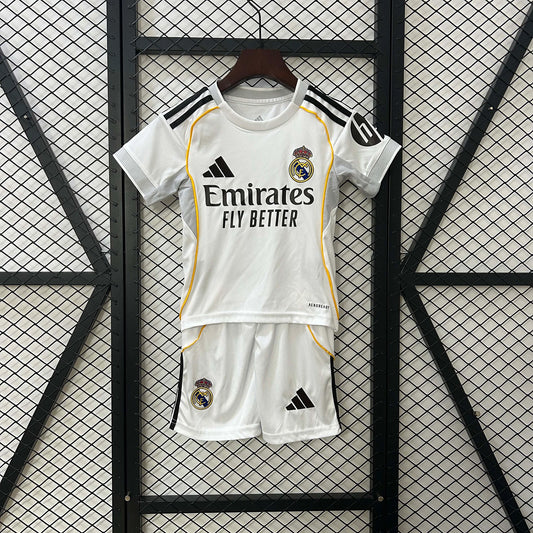 2025/2026 Real Madrid Home Jersey Kids