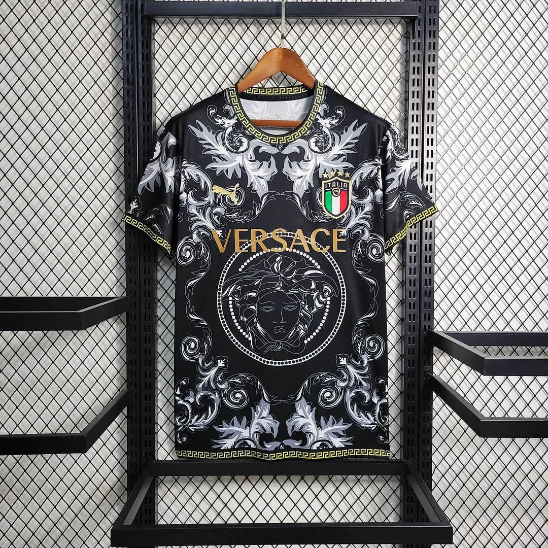 2023 Italy Commemorative Edition Black Soccer Jersey