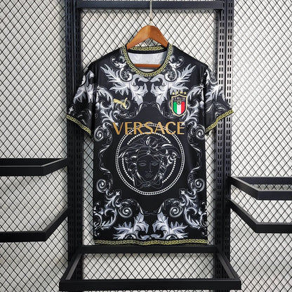 2023 Italy Commemorative Edition Black Soccer Jersey