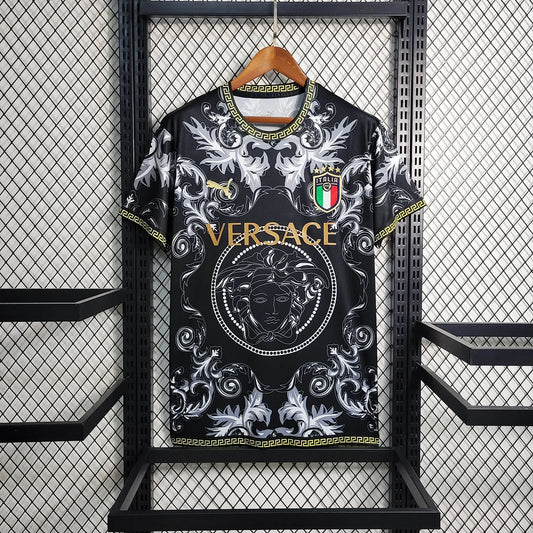 2023 Italy Commemorative Edition Black Soccer Jersey