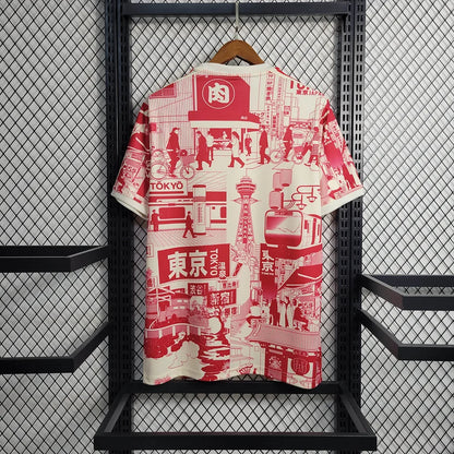 Camiseta roja de edición especial de Tokio 2023